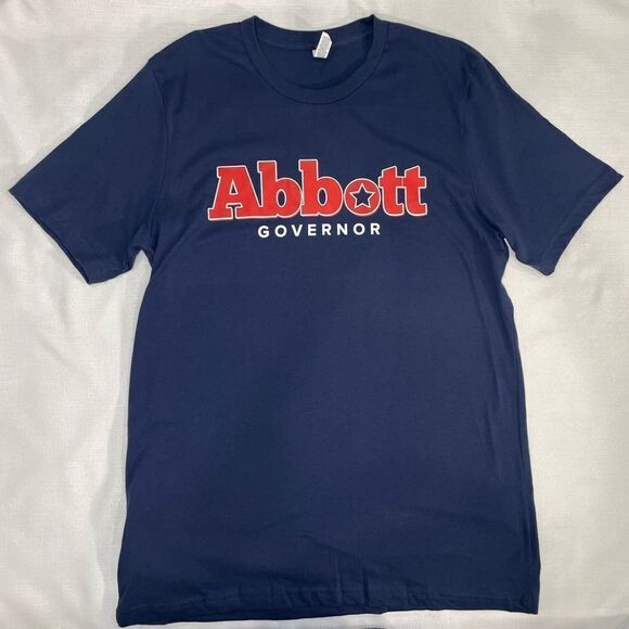 Greg Abbott Governor Texas Shirt New Size Large Button - Picture 1 of 4